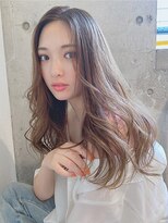 ルービック 豊中(Rubik's)&nbsp;小顔カットアンニュイウェーブ /透明感ベージュ