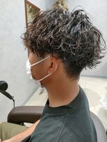 リット×ベリエ(Lit.×belier)&nbsp;メンズマッシュメンズヘア波巻きスパイラルパーマ波巻きパーマ