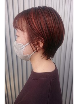 ルシードスタイルレーヴ(LUCIDO STYLE REVE) ピンクブラウン×ショートスタイル