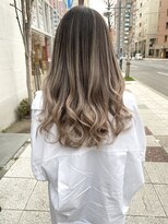 ワンスタイル(One style)&nbsp;【2ブリーチ】バレイヤージュ＋髪質改善トリートメント