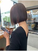 カジュアルボブ×アッシュグレー