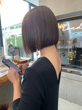 リール 銀座(R'EEL) カジュアルボブ×アッシュグレー