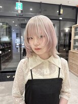 アテナ 六本松店(ATENA) デザインカラー　ホワイトベージュ　ホワイトピンク