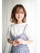 マグノリア オモテサンドウ(MAGNOLiA Omotesando)&nbsp;イヤリングカラーがポイント♪ニュアンスボブルフ・・・HINATA