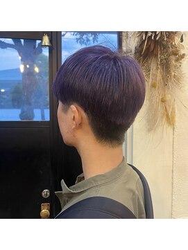 ボアップ 新居浜店(boappu) #ラベンダーカラー #ダブルカラー #ケアブリーチ