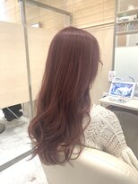 アドラーブル 長岡リバーサイド千秋店(adorable)&nbsp;透明感ピンクベージュ×ロングレイヤー