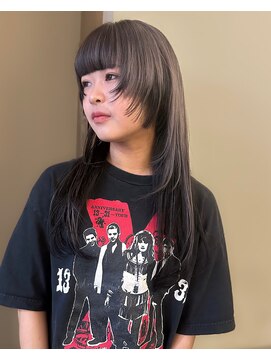 ロチカバイドールヘアー 心斎橋(Rotika by Doll hair) アンブレラカラー　ワイドバング