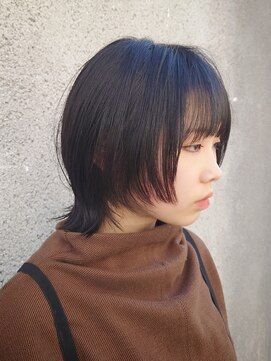 マノハル(MANOHARU) 【マノハル スタイル】黒髪フェイスレイヤー×マッシュウルフ