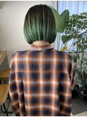 it.Style ボブ ブリーチ グリーン マッド オリーブ