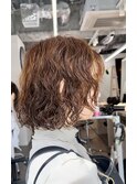 プードルパーマスパイラルパーマボブパーマウェーブ 奥東 巧真