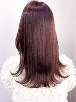 レア 表参道(L'ea)&nbsp;ミディアムヘア暗めカラーグランマッシュデザインカラー