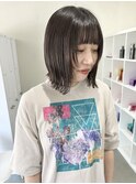 顔周りカット/くびれボブ/ボブ