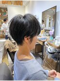 小顔ショート【ひばりヶ丘/ショート/ショートボブ/前髪カット