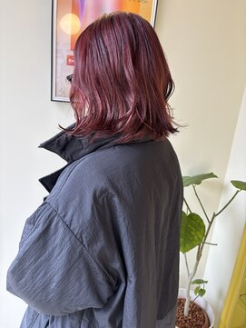 ヒントステーション(HINTSTATION) 〈浅草 半個室〉ブリーチなし/ピンクラベンダー