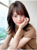 イメチェンウルフひし形シルエット外ハネボブ美髪ワンカール