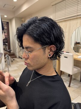 アッシュ 久が原店(Ash) 耳掛け波巻きパーマ/ミディアム