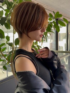 ネイロ 北千住(NeiRo) 大人ショートボブ丸みショートカットマッシュショート前髪あり