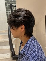 サイン メンズ 表参道(SIGN men's)&nbsp;フェザーパーマニュアンスパーマダウンパーマセンターパート