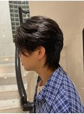 フェザーパーマニュアンスパーマダウンパーマセンターパート