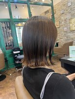 ヘアーラウンジ アンフィ 井土ヶ谷(Hair Lounge Anphi)&nbsp;切りっぱなしボブ