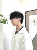 波巻きパーマ