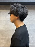 ワイルドかつ爽やかなパーマスタイル
