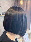 切りっぱなしボブ/透明感/韓国風/まとまるボブ/我孫子