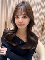 ロンド アンブル 四条烏丸(Lond ambre) 平野実花/くびれ/レイヤーカット/髪質改善/ブラウン/カラー