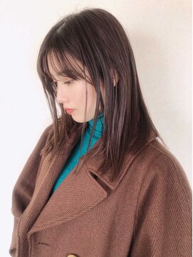 ミヨン 熊本店(miyon) 【miyon】韓国レイヤーカット×暗髪カラー×髪質改善