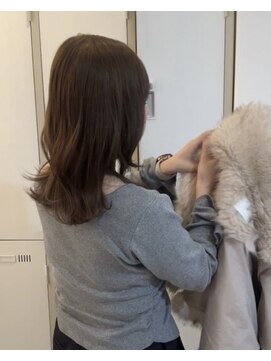 ムージー(moug) オリーブベージュ/暗髪/韓国/広島/袋町