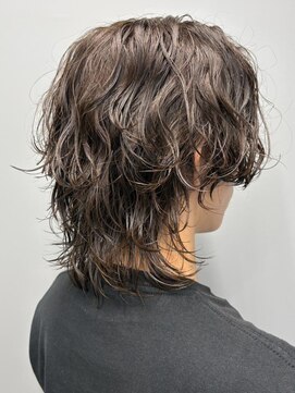 エルマーク 京都駅前(L-MARK) ウルフヘア/メンズ/ウルフカット/スパイラルパーマ/波巻き