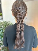 お呼ばれヘアセット