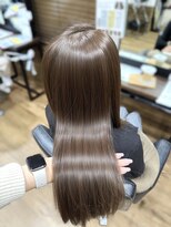 ハピネス クローバー 八木店(Happiness CLOVER) レイヤーカット 透明感カラー ブリーチなしダブルカラー
