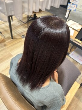 パプスドコワフュール 甲子園口店(Pap's de coiffeur) レッドブラウン