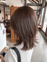 リドル ヘアー 駒生店(Riddle HAIR) 大人の外ハネくびれミディアム