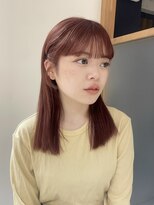 ルク 吉祥寺(ruku)&nbsp;小川/吉祥寺ブリーチなしwカラピンクラベンダーミディアム顔周り