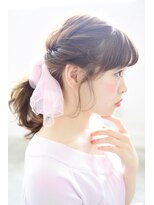 ヘアサロン ケッテ(hair salon kette)&nbsp;簡単♪hair arrange  ふわふわポニー＊†