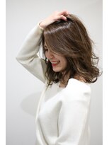 ケイズプラス(K's PLUS)&nbsp;《倉敷　k's plus》大人かわいい ゆるふわミディアムスタイル