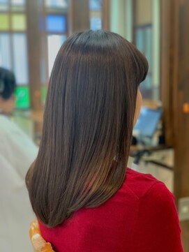 クアトロ グランシュ 川崎店(QUATRO × GranCieux) 【QUATRO川崎】ちゅるんと ナチュラルストレート 谷口星利奈