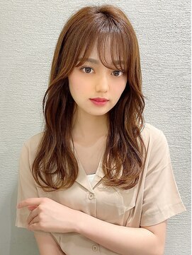 アフロート エル 錦糸町(AFLOAT L) 【ラルユー松宮】ラベージュ韓国シースルーバング髪質改善カット