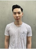 ハードパート七三オールバック