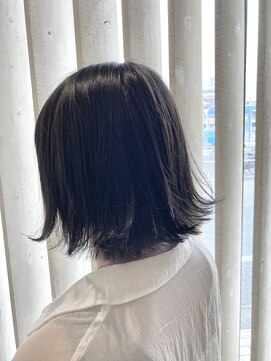 ロッコ 深谷店(ROCCO) ＃ダークグレー＃N.カラー＃トリートメント＃切りっぱなしボブ