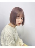 ハイトーン×艶髪   #ピンクミルクティー