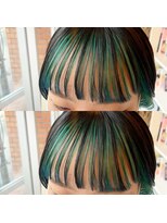 ヘアアトリエコモノ(hair l'atelier KoMoNo) #【フェイスフレーミング】green
