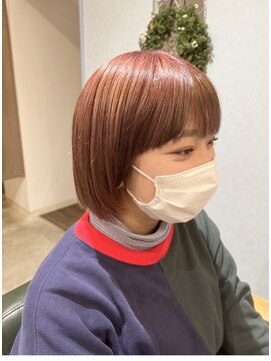 ジョワイユヘアーデザイン(Joyeux) joyeux Wカラー透明感ピンク【有本のぞみ】