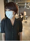 ふんわりショート×ピンクアッシュ【担当　ジン　トモヒト】