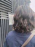 ニュアンスパーマ×ミディアム