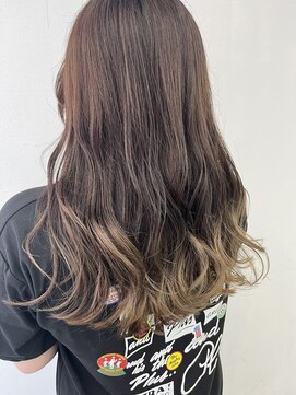 アオアクア バイ グルグル 小岩店(ao akua by GULGUL) .ベージュアッシュ×グラデーション.