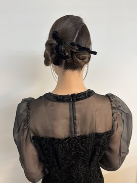 アンドスタイル(&style) 【大名店　江藤】タイトアレンジ　お呼ばれアレンジ