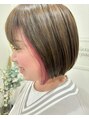 ヘアーメイク フェヌア(Hair Make fenua) "ショートボブ"ポイントでインナーカラー!!